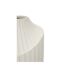 Vase Design Rainuré Ice 38cm Crème-4
