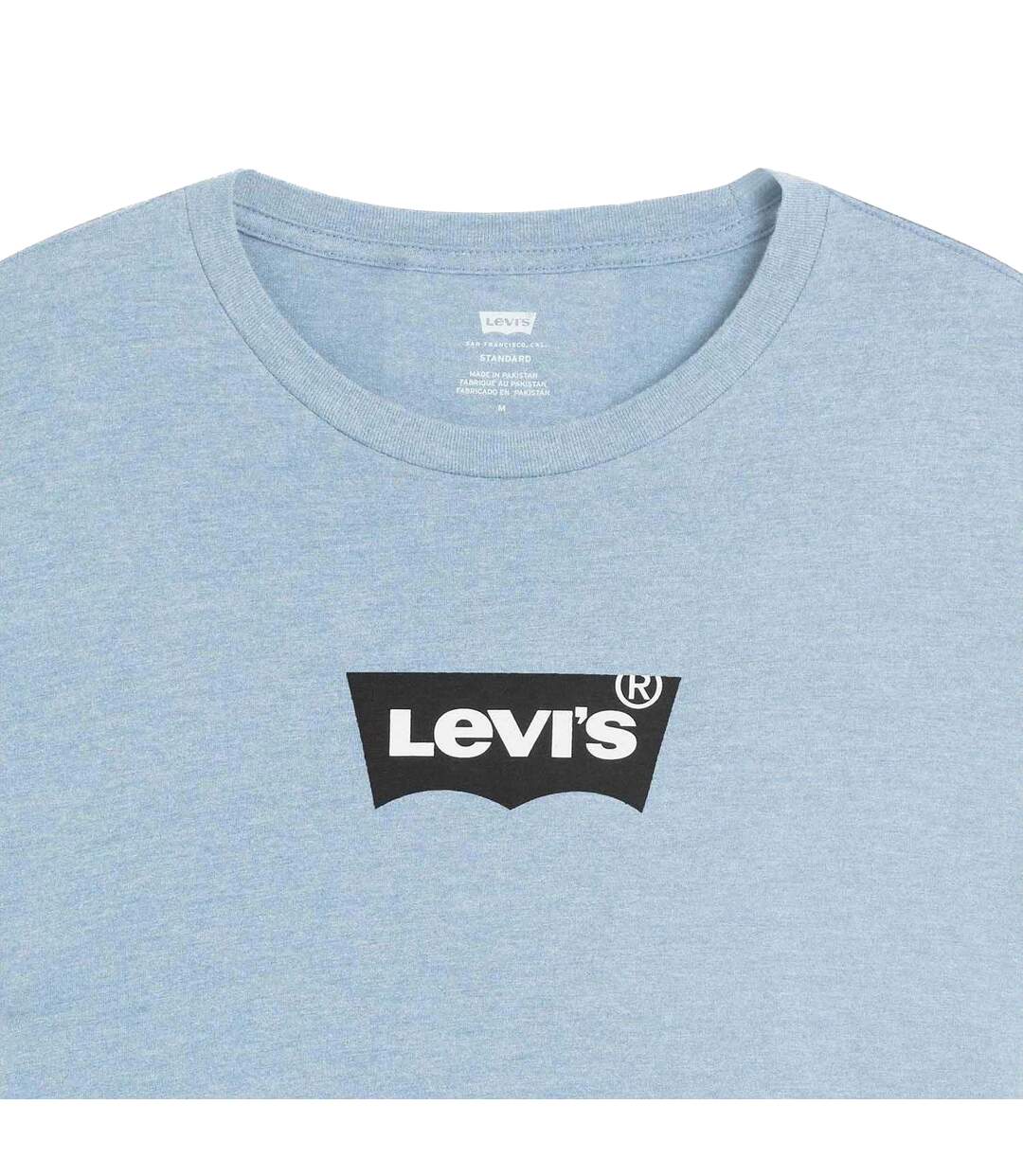 T-shirt Motif Logo Classique Homme Bleu Clair Levis-4