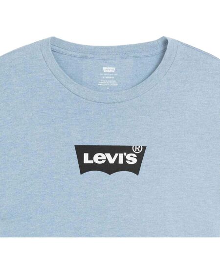 T-shirt Motif Logo Classique Homme Bleu Clair Levis
