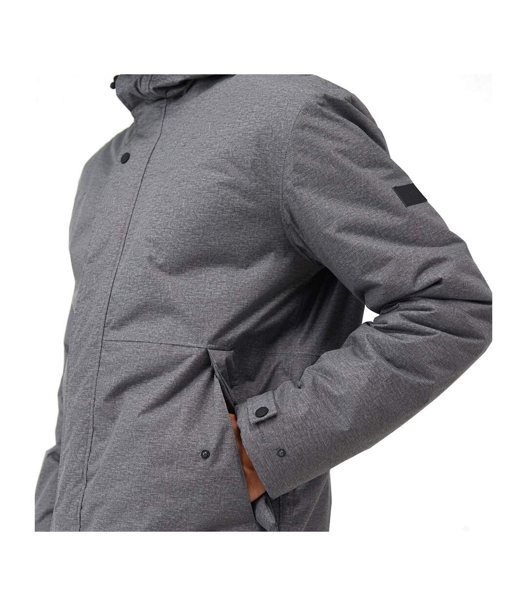 Mens Sterlings Iv Waterproof Jacket Storm Grey Marl Regatta-4