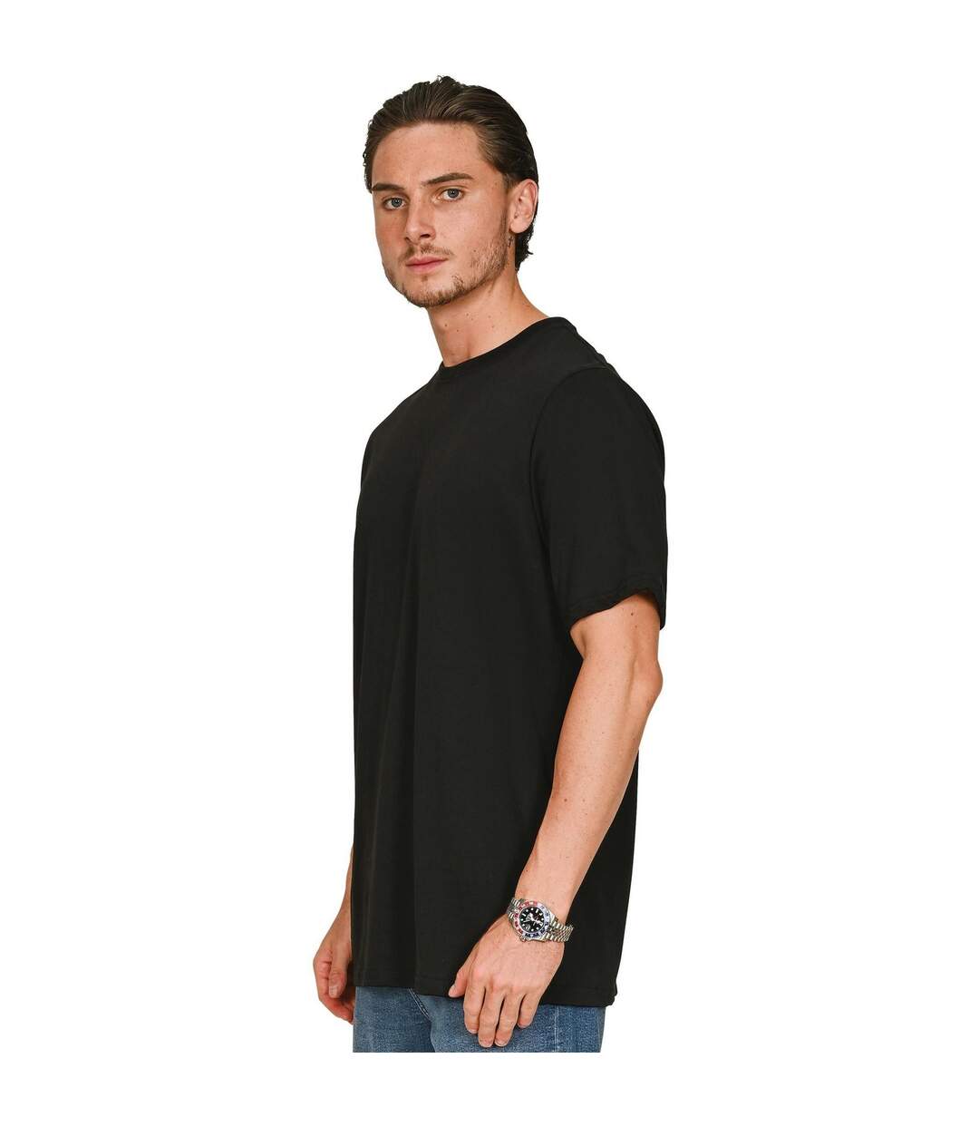 T-shirt Core Adulte Noir Casual Classics-3