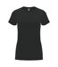 Womens/ladies Capri Short-sleeved T-shirt Dark Lead Roly-1