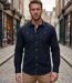 WINCHESTER TONIGHT1 — Chemise à carreaux manches longues noir : confort et texture en pur coton-5