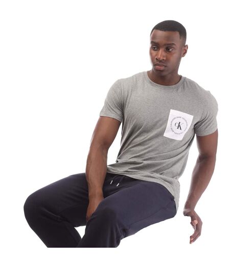 T-shirt Homme Gris Calvin Klein
