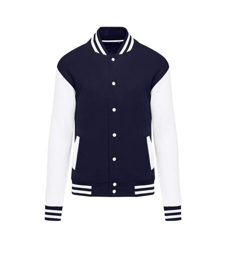 Blouson D'université Adulte Bleu Marine Blanc Neige SG Originals