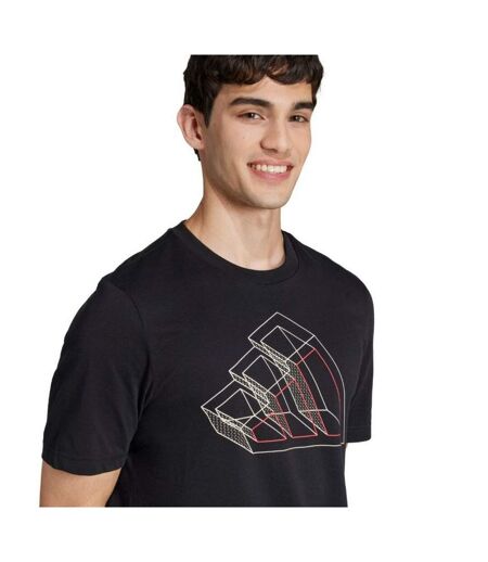 T-shirt Style Contour Graphique Homme Noir Adidas