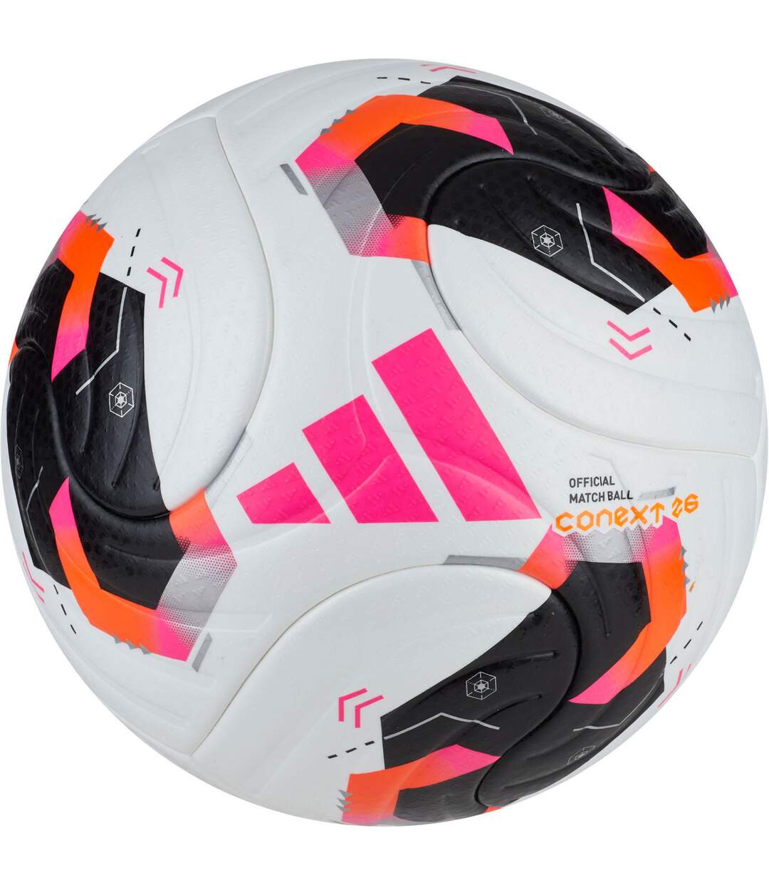 Ballon De Foot Motif/style Logo Conext26 Pro Taille 5 Blanc Adidas-1