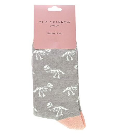 Miss Sparrow - Ladies Dinosaur Patterned Novelty Bamboo Socks
