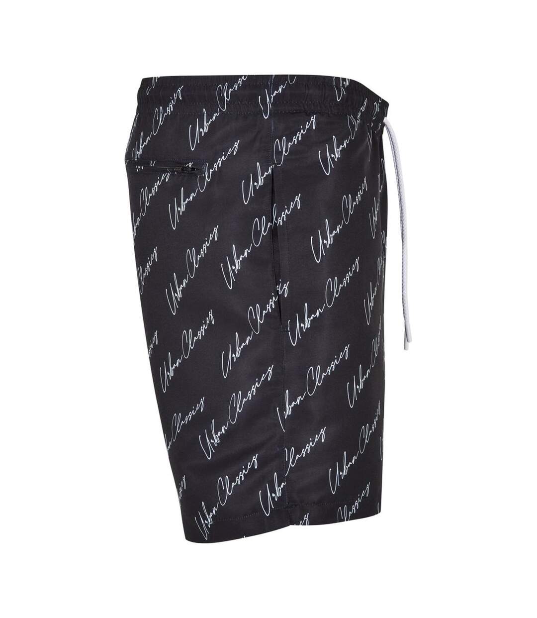 Short De Bain Motif/style Texte Homme Noir Urban Classics-2