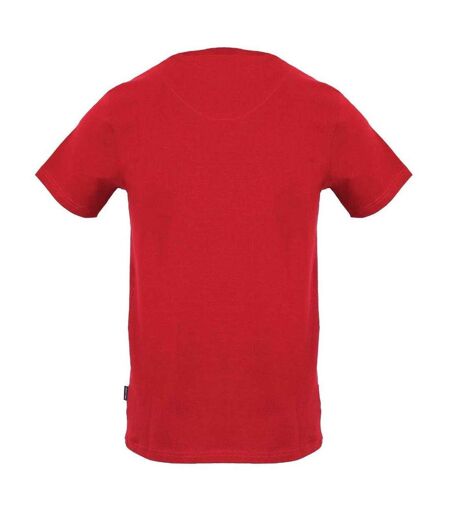 T-shirt Motif Logo Dans Cercle London Homme Rouge Aquascutum