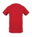 T-shirt Motif Logo Dans Cercle London Homme Rouge Aquascutum-2