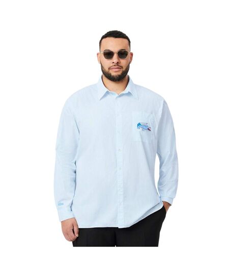 Chemise Style Crocodile Homme Bleu Blanc Lacoste
