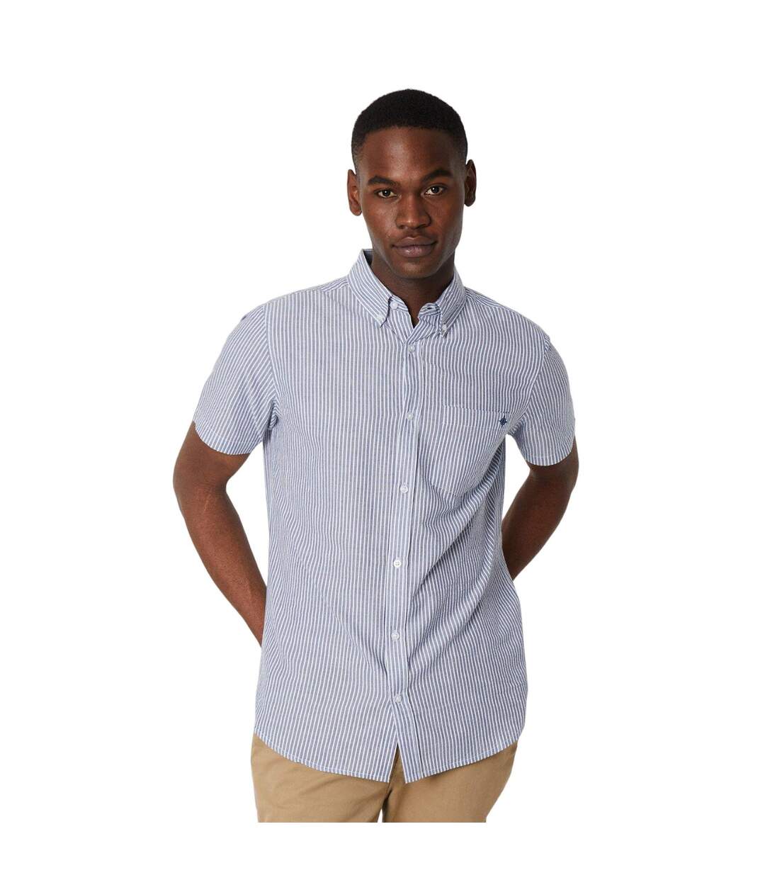 Chemise homme bleu Maine-1