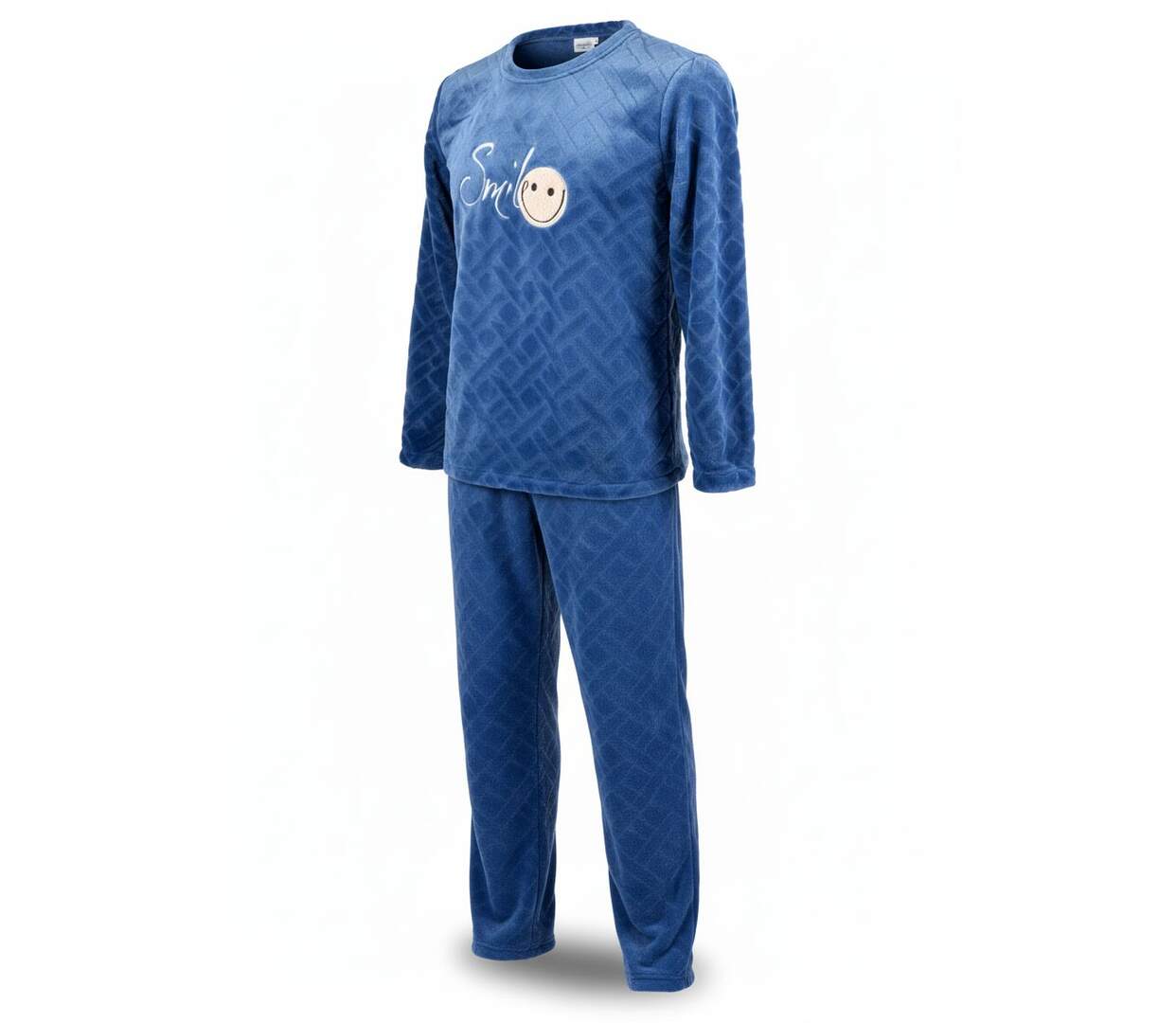 Pyjama Homme Hiver Polaire Doux SMILE-1