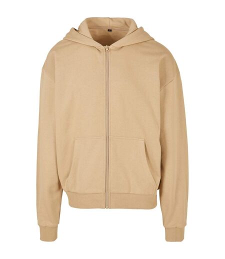 Veste À Capuche Homme Beige Build Your Brand
