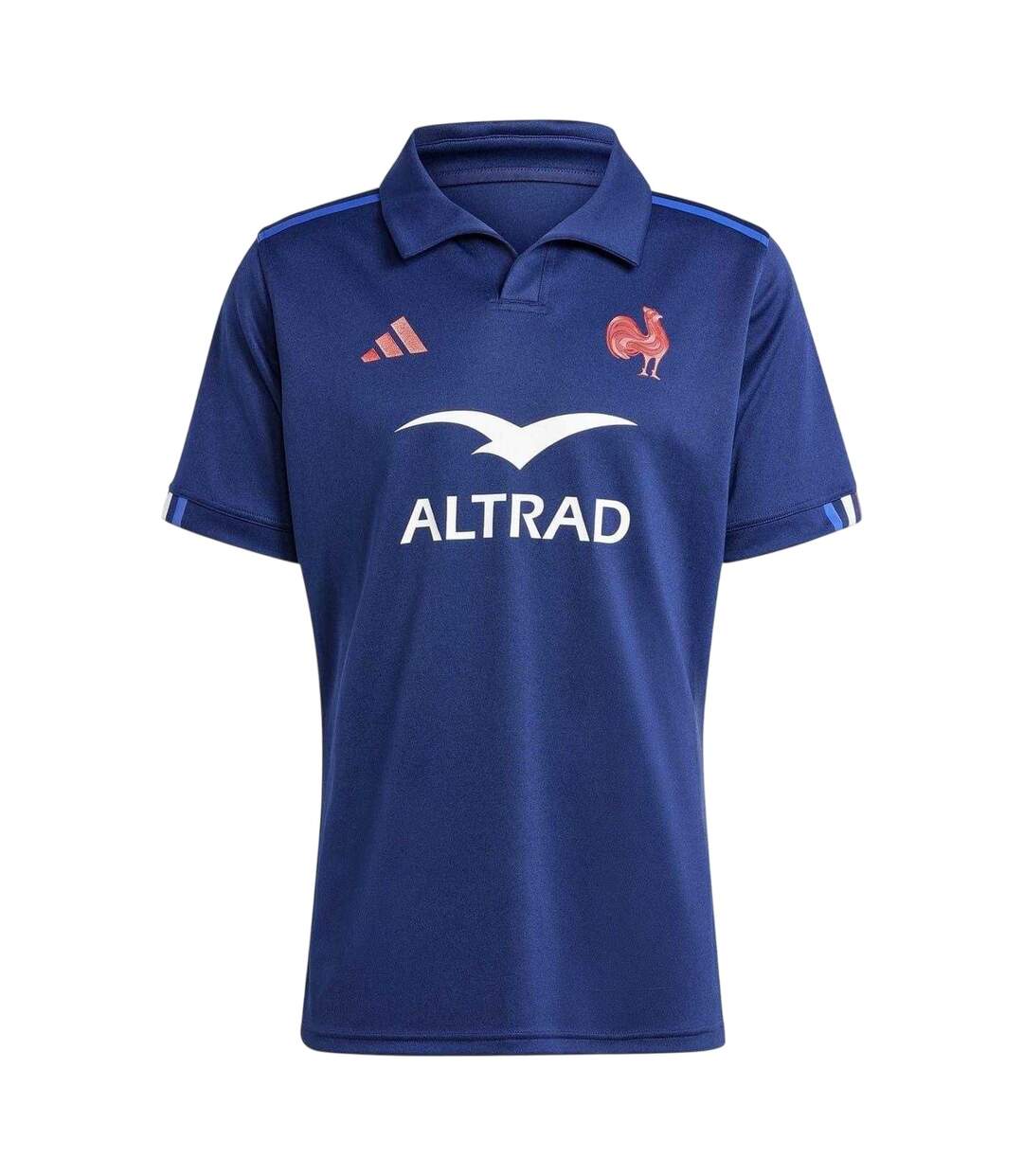 Maillot Domicile Rugby Homme Bleu Foncé France-2