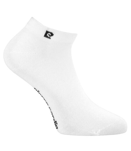 Lot de 5 paires de chaussettes courtes femme unie logo noir PC 0372 Pierre Cardin