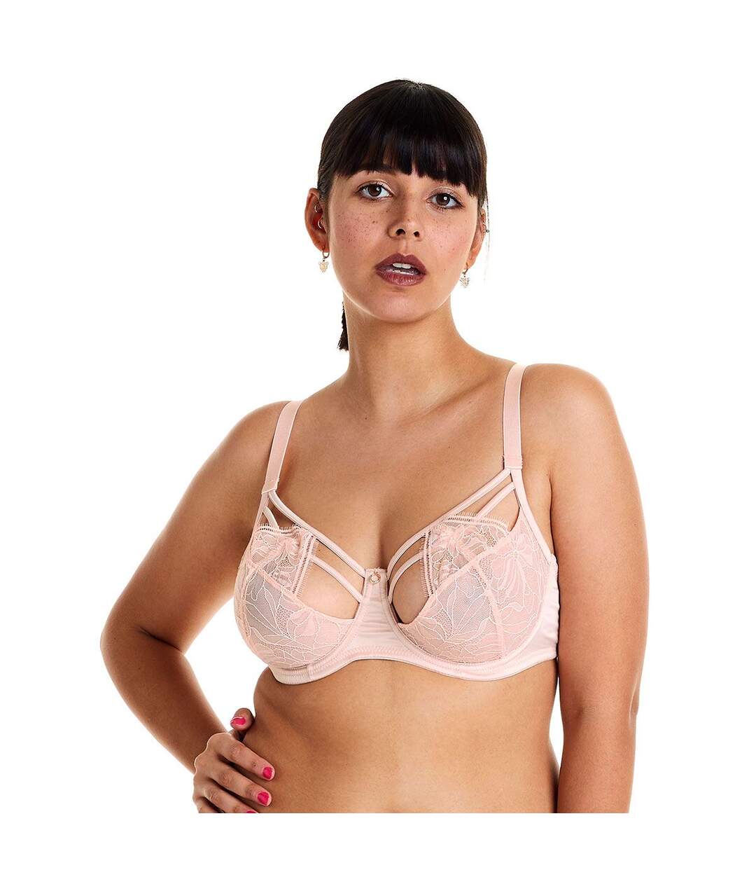 Soutien-gorge à armatures grand maintien poudre Diabolique