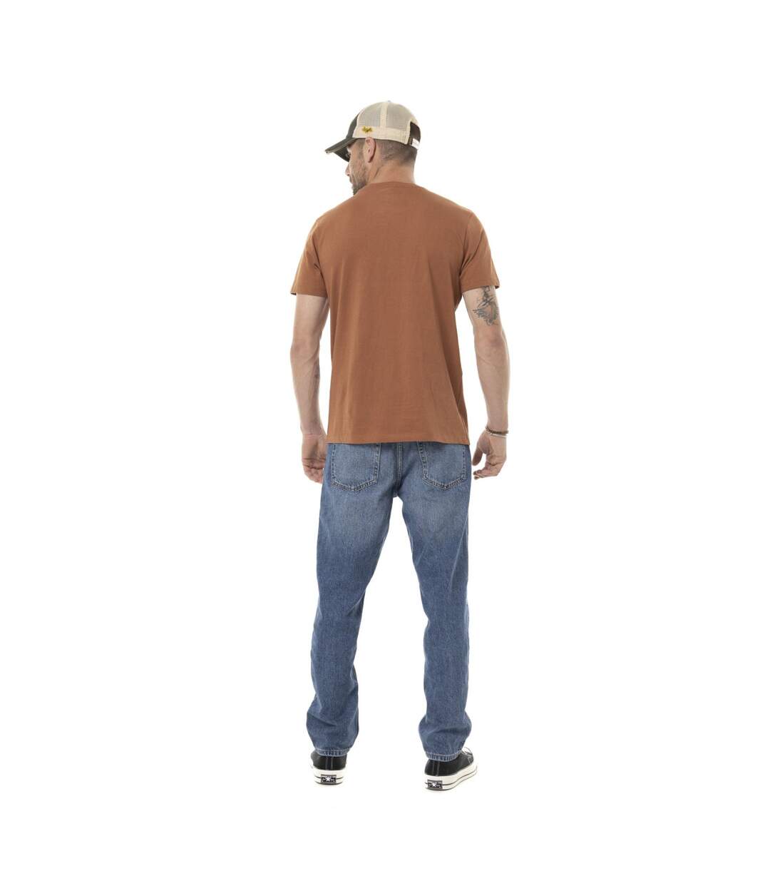 T-shirt homme regular en jersey 160gr print devant Racer Vondutch-5