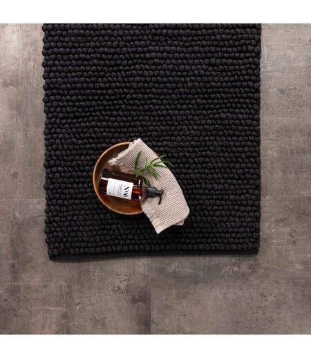 Tapis de Salle de Bain Wilmer 50x80cm Noir