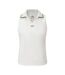 Womens/ladies Sleeveless Polo Shirt White Slazenger-1