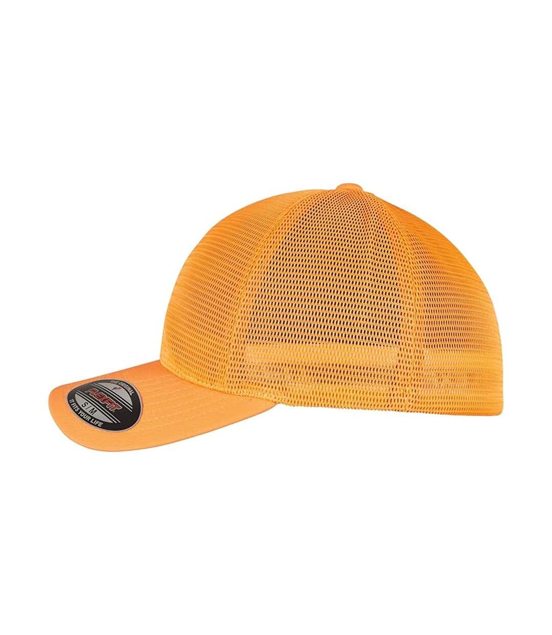 Casquette De Baseball Omnimesh Orange Néon Flexfit-3