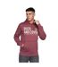 Mens hillman hoodie wine Duck and Cover