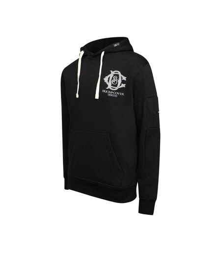 Mens Randolph Hoodie Black Duck And Cover
