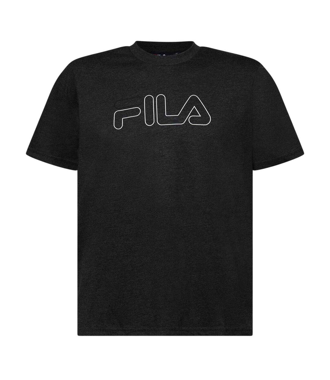 T-shirt Motif/style Logo Harrison Homme Charbon Chiné Chiné Fila-1
