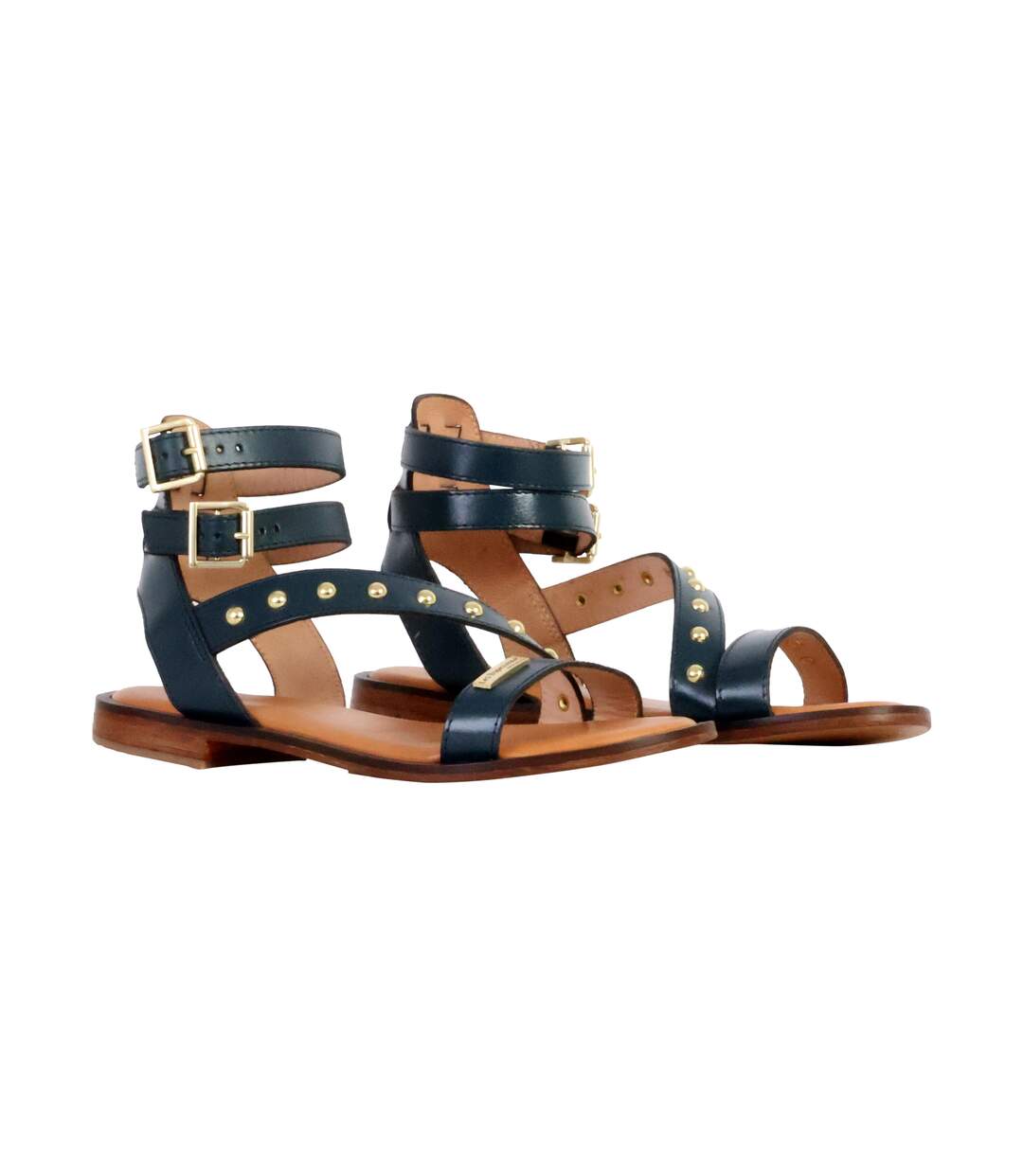 Sandale Plate Cuir Les Tropeziennes  Hecho-3