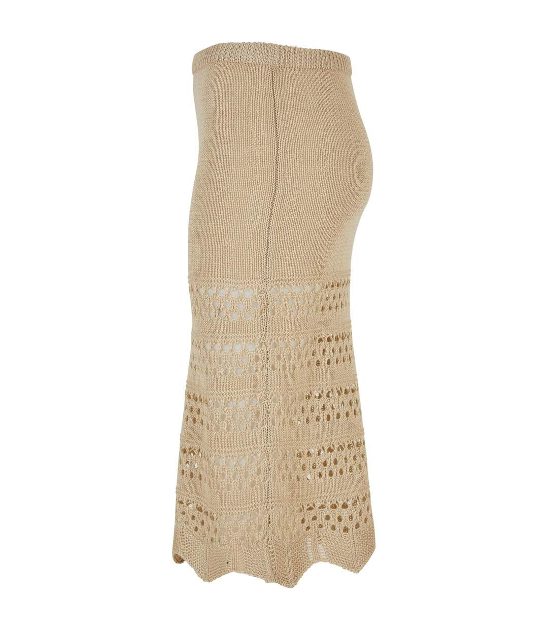 Jupe Motif/style Crochet Femme Blanc Cassé Urban Classics-3