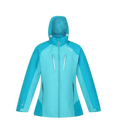 Veste imperméable calderdale femme turquoise / turquoise clair Regatta