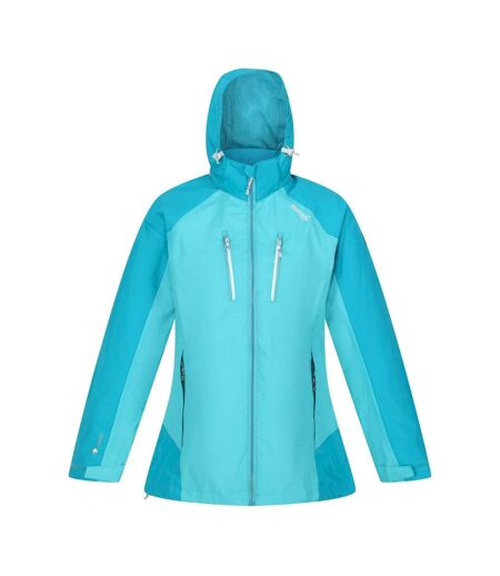 Veste imperméable calderdale femme turquoise / turquoise clair Regatta