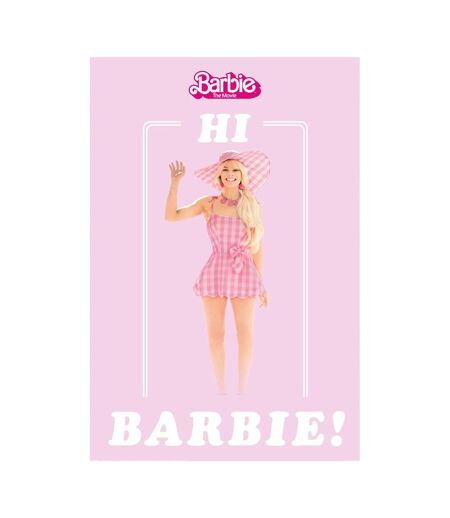 Barbie - Poster HI BARBIE! (Rose) (91,5 cm x 61 cm) - UTPM7084