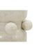 Vase Cylindrique en Céramique Bubbles 28cm Crème-4