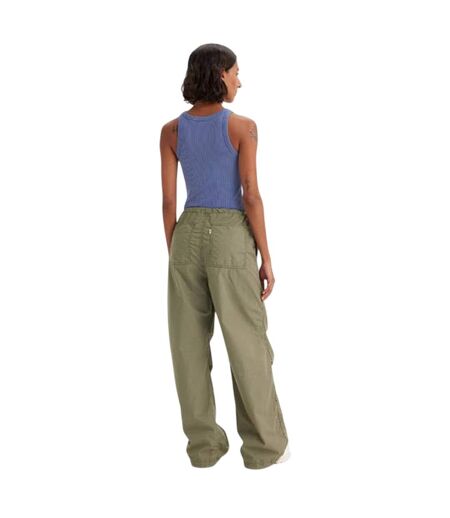 Pantalon Parachute Femme Vert Lichen Foncé Levis