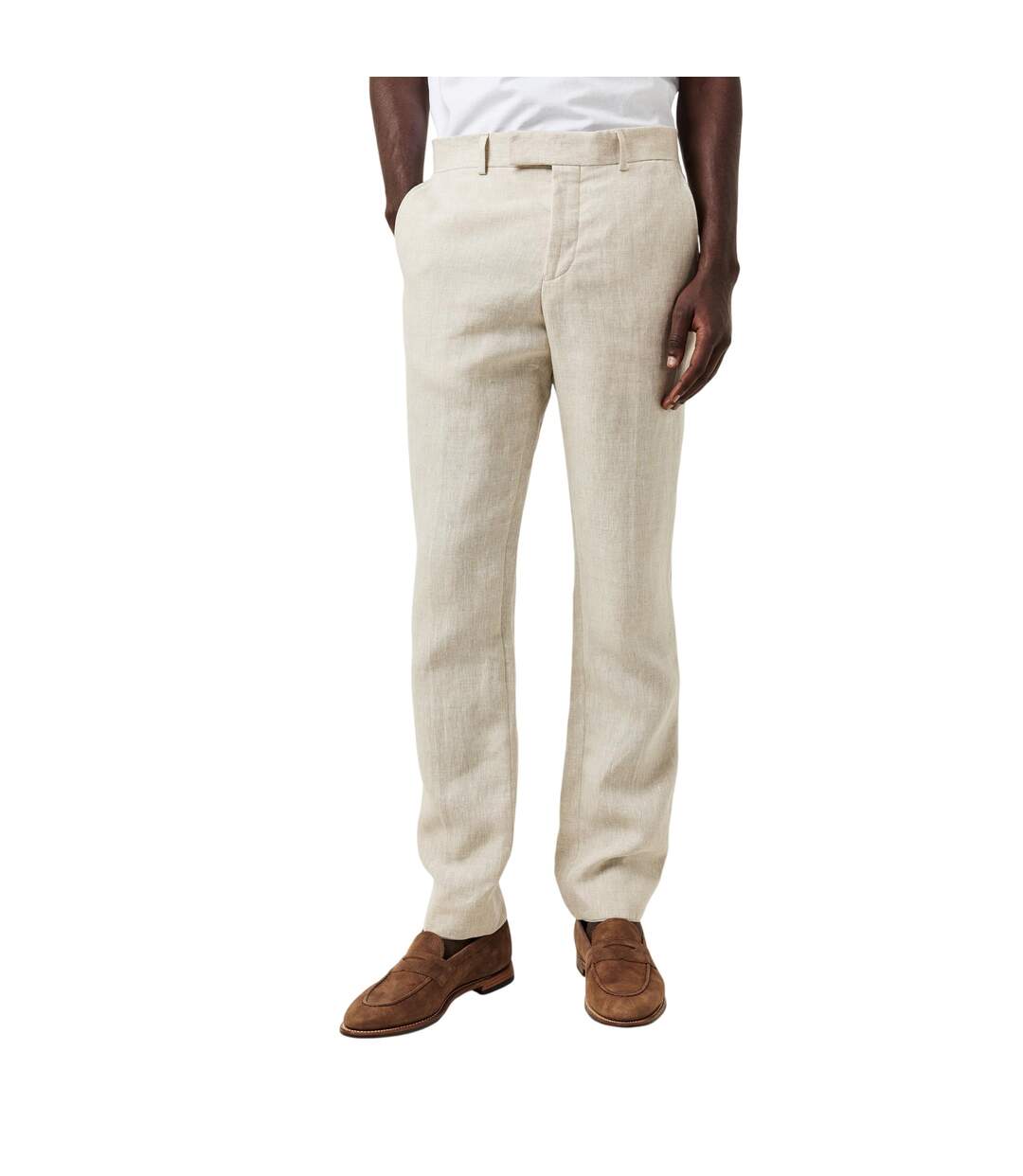 Pantalon Été Homme Blanc Cassé Without Prejudice-1