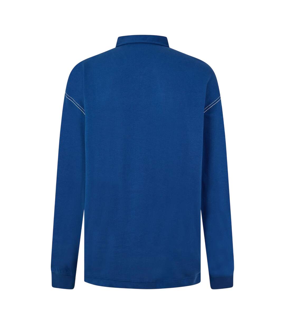 Haut De Rugby Motif/style Logo Brodé Homme Bleu Lacoste-2