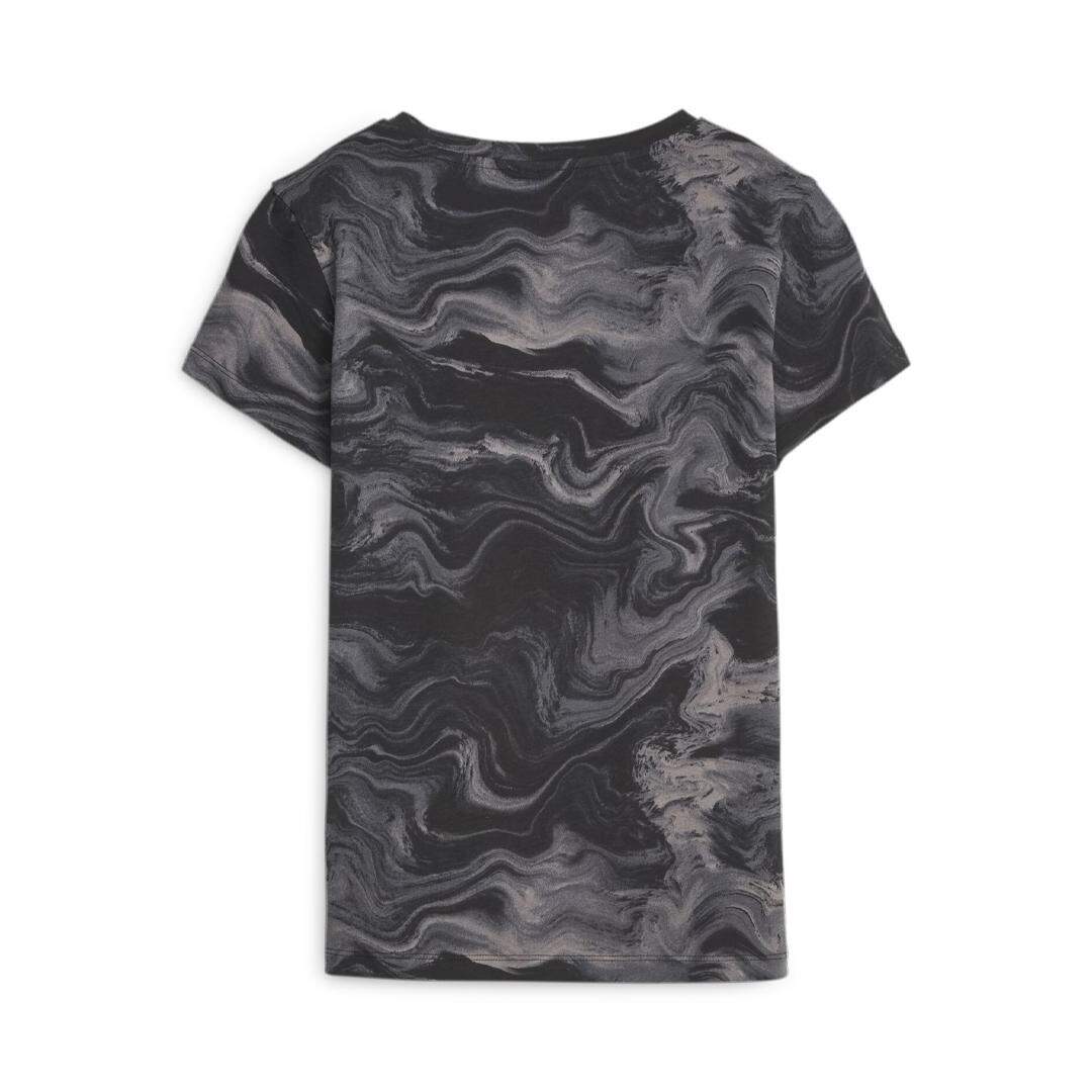 T-shirt Gris/Noir Femme Puma Ess+ Marbleized - L-2