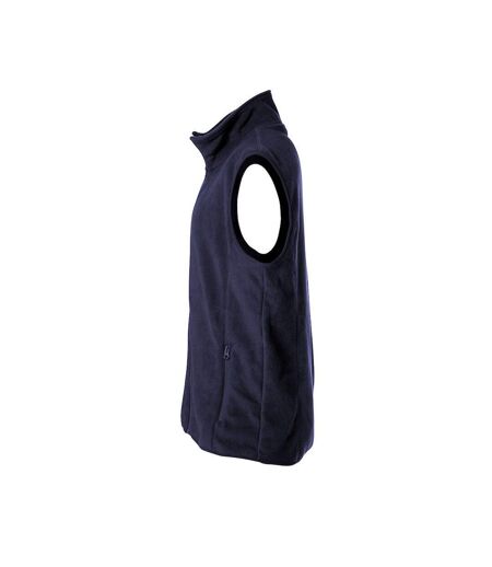 Unisex Adult Basic Polar Fleece Vest Top Dark Navy Clique