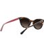 Lunettes De Soleil Motif/style Cœur Femme 52 Cm Marron Sombre Love Moschino-3