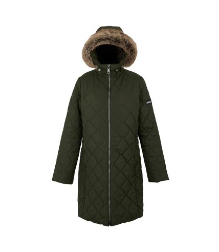 Parka fritha femme kaki foncé Regatta