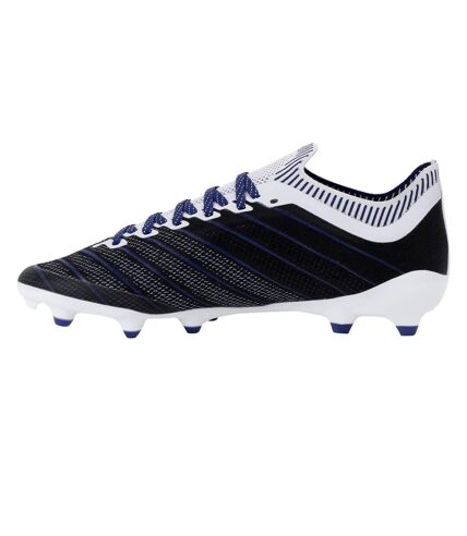 Mens velocita elixir pro firm ground football boots white/black/royal blue Umbro