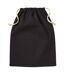 Sac À Cordon Motif/style Uni M Noir Nutshell-1