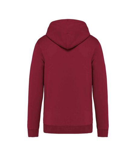 Unisex Adult Full Zip Hoodie Hibiscus Red Native Spirit