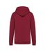 Unisex Adult Full Zip Hoodie Hibiscus Red Native Spirit-2