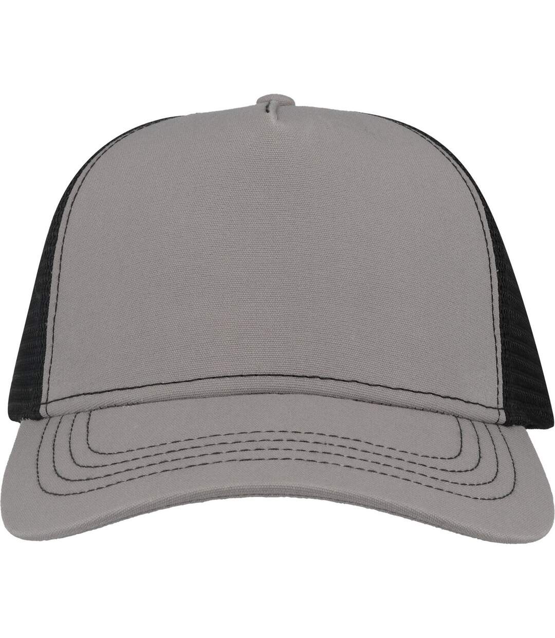 Casquette trucker rapper adulte gris / noir Atlantis-1