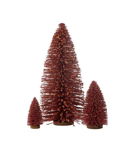 Sapin de Noël Déco Baies 48cm Rouge