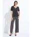 T-shirt brillant manches courtes col rond bijou-3