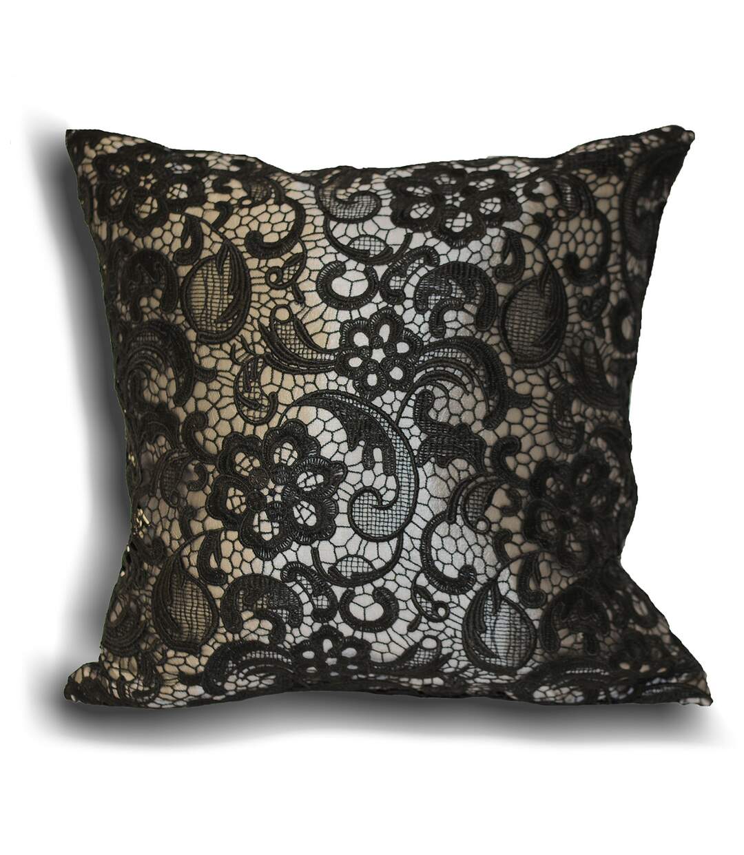 Riva Home Macrame Cushion Cover (Silver) - UTRV587